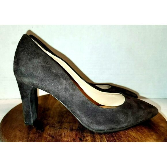 Antonio Melani Ohelo 100% Suede Leather Mid Pointed Toe Pumps Heels - Size 7M - Picture 2 of 9
